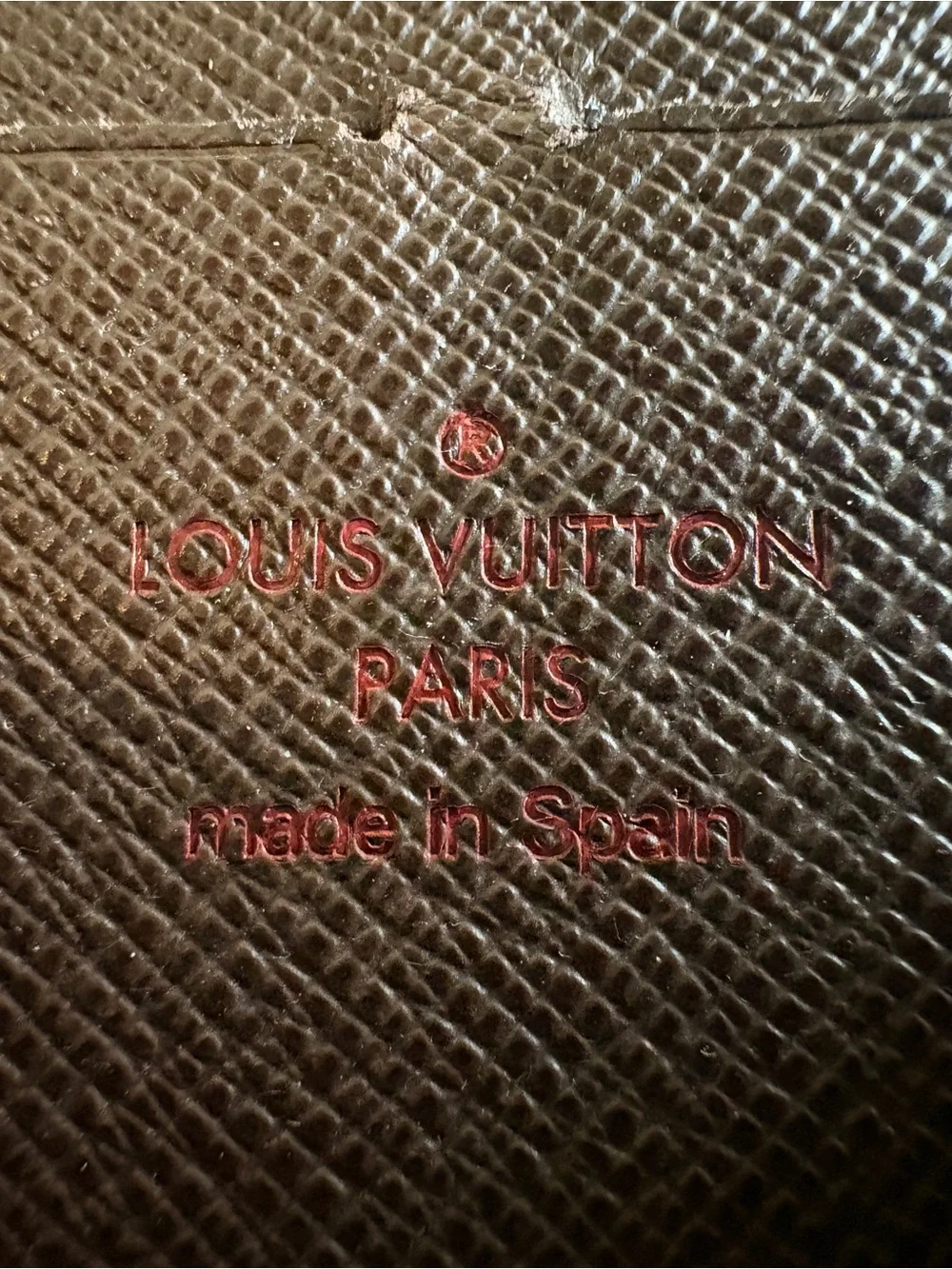 Louis Vuitton Damier Ebene Zippy Wallet with COA